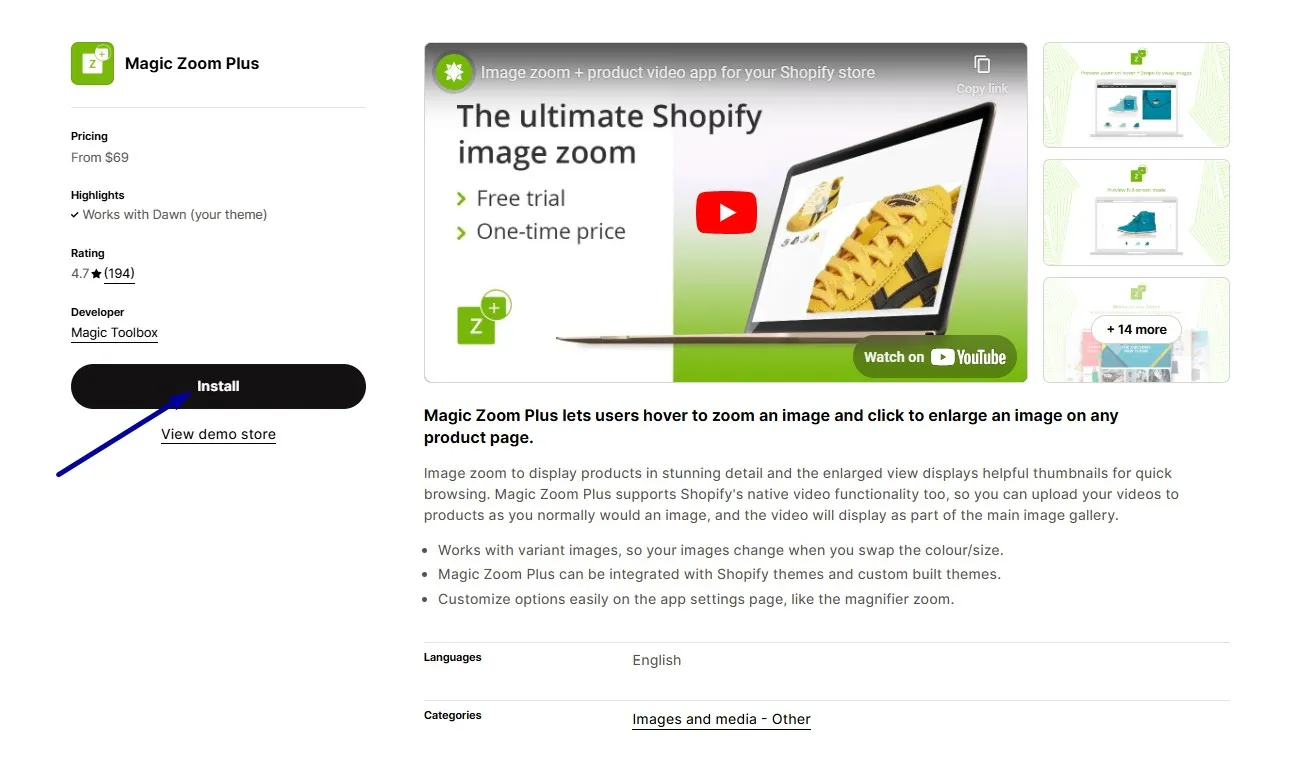 Click “Install”
